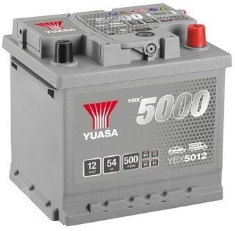 Abarth Yuasa Accu YBX5012 54 Ah YBX5012