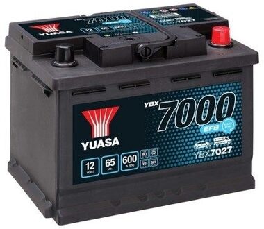 Abarth Yuasa Accu YBX7027 65 Ah YBX7027