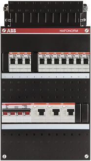 ABB Groepenkast Hafonorm - 10x achter 3x 30mA + F + HS 3-f Installatiekast - 1SPF006905F0760