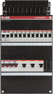 ABB Groepenkast Hafonorm - 10x achter 3x 30mA + F + HS 3-f Installatiekast - 1SPF006905F0772