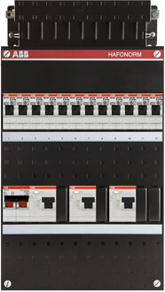ABB Groepenkast Hafonorm - 12x achter 3x 30mA + HS 1-f Installatiekast - 1SPF006905F0769