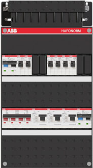 ABB Groepenkast Hafonorm - 3-fase 1 HS 40A 4P 3 ALS 63A 2P 30 mA - 1SPF006972F0064