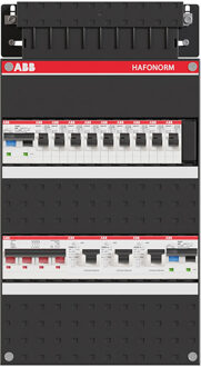 ABB Groepenkast Hafonorm - 3-fase 1 HS 40A 4P 3 ALS 63A 2P 30 mA - 1SPF006972F0067