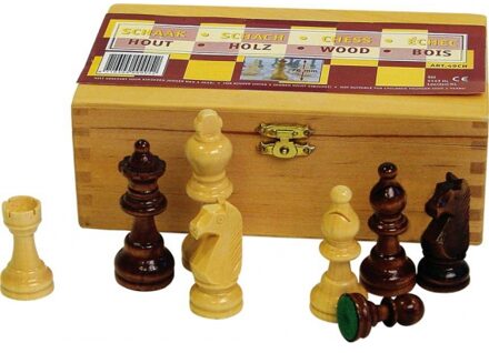Abbey Game Schaakstukken - 8,5 Cm Wit