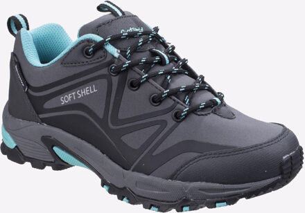 Abbeydale Low Dames Wandelschoenen Grijs/Zwart/Aqua - EU 36 / UK 3