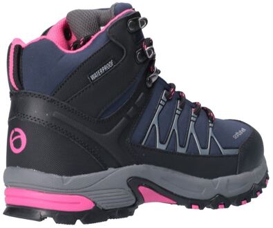 Abbeydale Mid Dames Wandelschoenen Van Rubber In Marineblauw/Zwart/Fuchsia Navy - EU 36 / UK 3