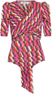 Abbie bodysuit Diane Von Furstenberg , Multicolor , Dames - S
