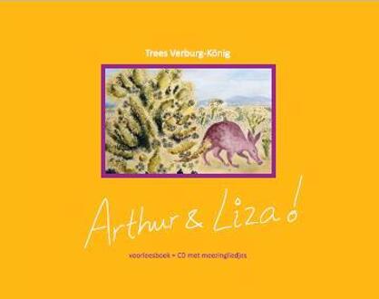 Abc Uitgeverij Arthur en Liza + CD - Boek Trees Verburg-König (908225090X)