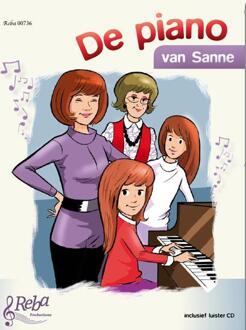Abc Uitgeverij De piano van Sanne + Audio-CD - Boek Jeroen van Berckum (9069114194)