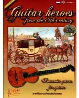 Abc Uitgeverij Guitar heroes of the 19th century + CD - Boek ABC Uitgeverij (9069114054)