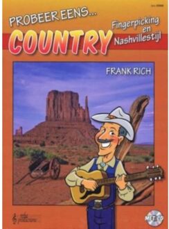 Abc Uitgeverij Probeer eens ... country gitaar + Audio CD - Boek Frank Rich (9069113775)