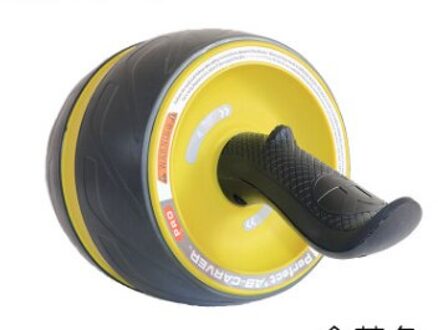 Abdominale Wiel Afslanken Taille Buik Wiel Roller Grote Wielen Power Roller Mute Huishoudelijke Sportartikelen Fitnessapparatuur Goud