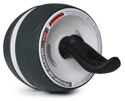 Abdominale Wiel Afslanken Taille Buik Wiel Roller Grote Wielen Power Roller Mute Huishoudelijke Sportartikelen Fitnessapparatuur zwart