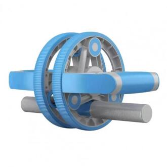 Abdominale Wiel Multifunctionele Spier Trainer Pp Unisex Push Up Rack Abdominale Ronde Voor Fitness Blauw