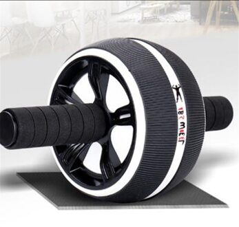 Abdominale Wiel Roller Gym Exercise Body Building Apparatuur Spier Training Fitness Sterkte Abs Abdominale Roller Wheel wit