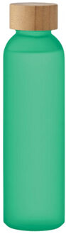 Abe frosted bamboe 500ml fles Groen - One size