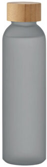 Abe frosted bamboe 500ml fles - maat One size Grijs