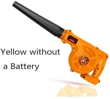 Abeden Computer Cleaner Electric Air Blower Compact 2 In 1 Veegmachine & Vacuüm Voor Makita 18V Batterij Clearing Stof/Sneeuw, auto Vacuüm geel