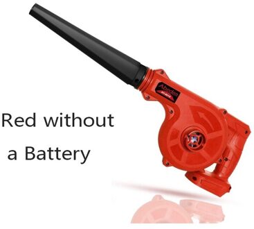 Abeden Computer Cleaner Electric Air Blower Compact 2 In 1 Veegmachine & Vacuüm Voor Makita 18V Batterij Clearing Stof/Sneeuw, auto Vacuüm rood