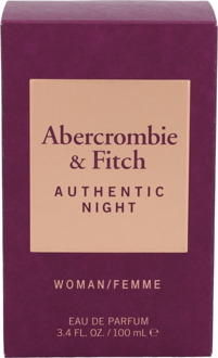 Abercrombie & Fitch Authentic Night Eau de Parfum 100ml Spray