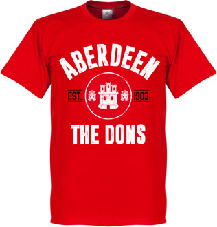 Aberdeen Established T-Shirt - Rood - S