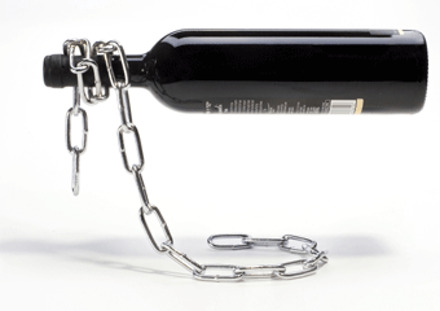 Abodee Drink Up (chain) bottle holder Zilver