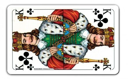 Abodee Remember Ontbijtplankje Speelkaart Koning