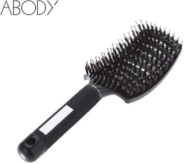 Abody Haarborstel Professionele Hoektand Rijen Tine Kam Borstel Anti-statische Massage Kam Kappers Styling Tools