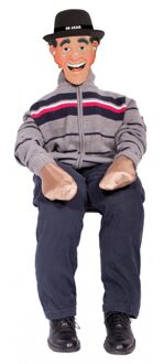 Abraham 50 jaar pop 1,85 meter - Feestdecoratievoorwerp