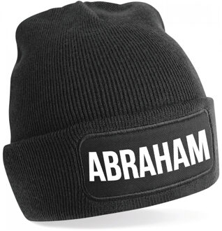 Abraham muts unisex one size - Zwart One size