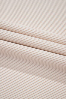 Abrikozengekleurde Textuur Rimpels Mouwen Gevoerde Top En Wijde Pantalon Set Ivoor