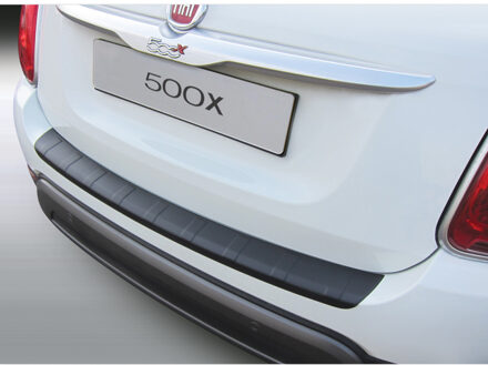 ABS Achterbumper beschermlijst Fiat 500X 2/2015- Zwart 'Ribbed'