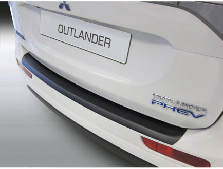 ABS Achterbumper beschermlijst passend voor Mitsubishi Outlander 9/2012-9/2015 Zwart
