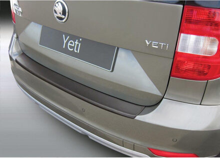 ABS Achterbumper Beschermlijst Skoda Yeti 2WD 10/2013- Zwart