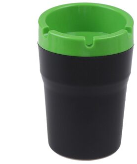 ABS Auto Asbak Draagbare Pocket Asbak Ash Tray Opbergdoos Organizer Woonkamer Home Office Badkamer Bureau Asbakken groen
