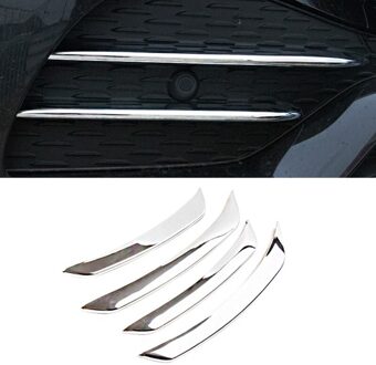 Abs Auto Mistlamp Lamp Strips Side Fender Air Vent Outlet Cover Trim Frame Voor Mercedes Benz Glc Klasse Donkergrijs