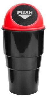 Abs Auto Prullenbak Vuilnisbak Automobiles Trash Dust Geval Houder Bin Doos Auto-Styling Kan Vuilnis Box Stof Case houder Auto Prullenbak rood