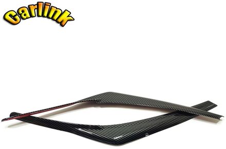 Abs Carbon Fiber Voor Toyota Camry Accessoires Auto Koplampen Wenkbrauw Oogleden Sticker Trim Cover Auto Styling 2 stuks koolstofvezel