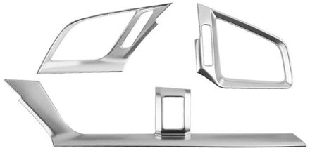 Abs Centrale Controle Air Vent Outlet Decoratie Cover Trim Sticker Voor Honda Civic (3 Stuks)