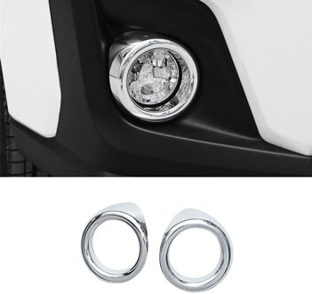 Abs Chrome Mistlichten Voor En Achter Lampen Versierd Lampenkappen Trim Protector Pailletten Voor Subaru Xv -20 Auto Exterieurs accessoires