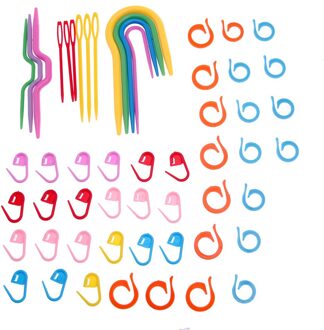 Abs Gehaakte Breien Haak Spaken Naalden Plastic Stitch Clip Craft Locking Knitting Haak Marker Naald Naaien Accessoires