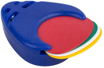 ABS Guitar Pick Box Small Triangle Guitar Pick Box Durable Pick Holder Bullet Tongue Design Useful Guitar Accessories