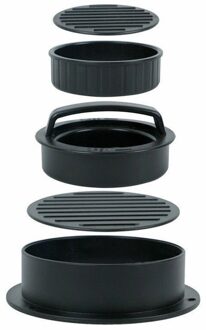 Abs Hamburger Maker Hamburger Druk Ronde Vorm Non-stick Chef Schnitzels Hamburger Vlees Rundvlees Grill Burger Druk Patty Maker mold 1 press