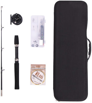 Abs Hengel Solid Outdoor Hengel Winter Vissen Vlot Hengel Hengel Ijs Hengel Set 80Cm zwart Apparatuur