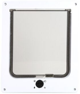 Abs Kleine Kat Hond Poort Deur Veilig Flap Deur Huisdier Gate Deur Kit Pet Intelligente Controle Kat Deuren Kat Honden flap Deuren wit