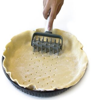 Abs Met Spikes Pizza Naald Roller Cake Brood Pin Wiel Makkelijk Schoon Diy Grid Cutter Bakken Tool Perforator Handheld huis Keuken