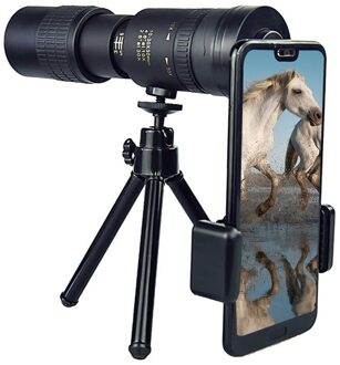 Abs Monoculaire Telescoop 4K 10-300x40mm Zoom Monoculaire Verrekijker Pocket Telescoop Ondersteunt Smartphone Om Foto 'S D3