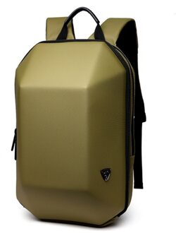 Abs Multifunctionele Rugzak Vergroten Anti Diefstal Laptop Rugzak Externe Lading Mannen School Rugzak leger groen