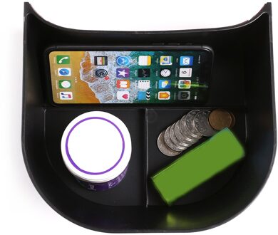 Abs Plastic Achter Opbergdoos Organizer Case Voor Tesla Model 3 Interieur Auto Accessoires Mobiele Portemonnee Sleutel opbergen Netjes