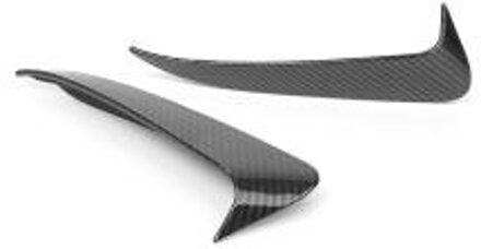 Abs Plastic Air Vent Cover Trim 2Pcs Carbon Fiber Stijl Achter Accessoires Onderdelen Duurzaam